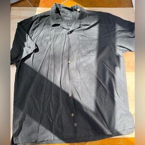 Tommy Bahama Dark Gray Casual Button Down Shirt
